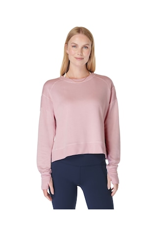 Sweaty Betty After Class Crop Sweatshirt 28336 Pembe