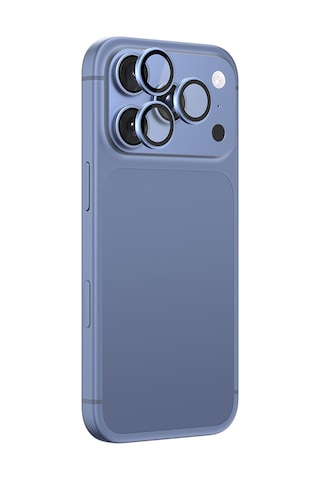Apple iPhone 18 Pro Uyumlu Amazingthing Titan Vision Sapphire Ar Kamera Lens Koruyucu Aparatlı Mavi