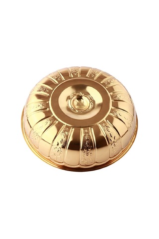 Otantik Osmanlı Motifli Hamam Tası - Altın Sarısı Renkli