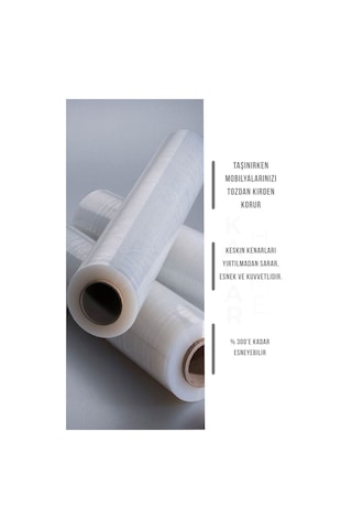 Eşya Paketleme Taşınma Streci Palet Streç Film 2400 Gr