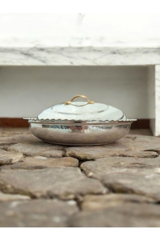 Modabakir Bakır Karnıyarık Tencere Pilav Tencere