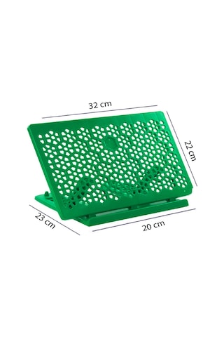 Plastik Rahle - Pratik Rahle - Masa Üstü Rahlesi - Kitap Okuma Standı - Yeşil