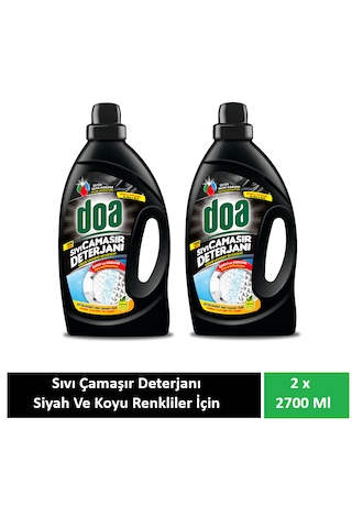 Doa Sıvı Çamaşır Deterjanı Siyah Ve Koyu Renkler 2 X 2700 Ml 2700 ML