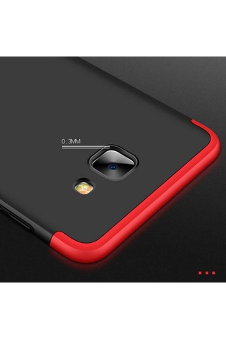 Samsung Uyumlu Galaxy J4 Plus Kılıf Zore Ays Kapak Siyah-Mavi