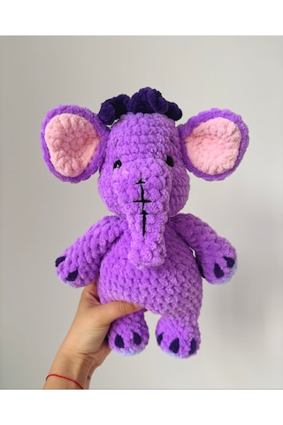 Winne The Pooh-heffalump Peluş Oyuncak Mor