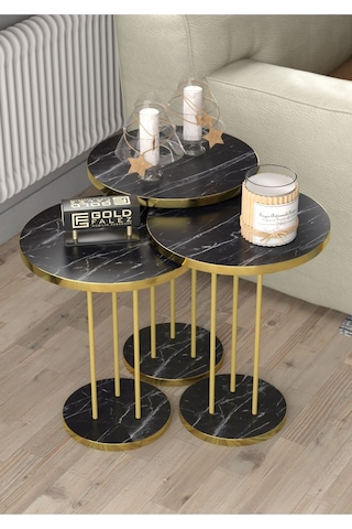 Zigon Sehpa Terra Bendir Gold