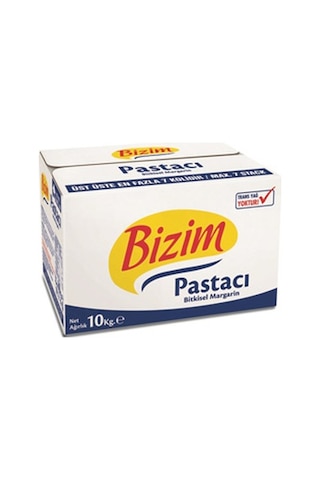 Ülker Bizim Bitkisel Pastacı Katı Margarin 10 KG