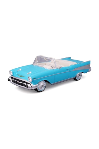 1957 Chevrolet Bel Air Convertible Model Araba 31476 Mavi