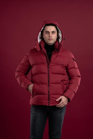 Slimfit Kapşonlu Astarlı Erkek Şişme Puffer Mont 001
