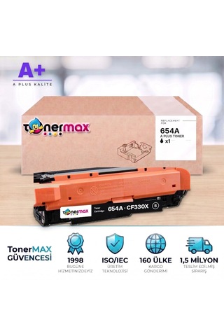 Hp 654a Cf330x Siyah Uyumlu Toner A Plus / Color Laserjet Enterprise M651