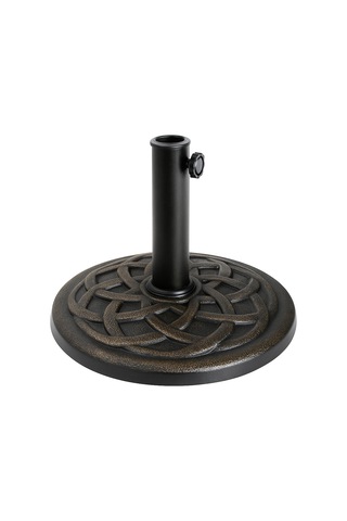 Patıo Home Garden 911554 9,5 Kg Şemsiye Tabanı, Bronz Diğer