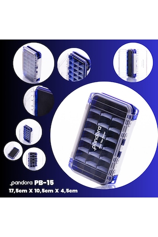 Pandora Balıkçı Kutusu Pb 15 17.5cm X 10.5cm X 4.5cm
