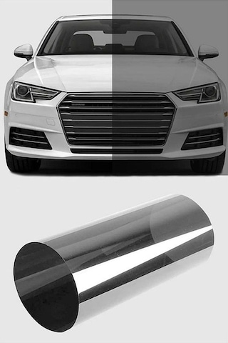 Far Stop Filmi Far Folyosu Açık Siyah Far Çizik Çizilme Engelleyici Folyo 100cm X 30cm