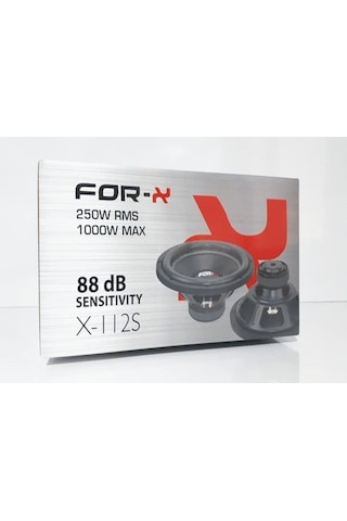 For-x X-112s 1000w 30cm Subwoofer Oto Hoperlör