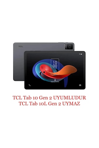 Tcl Tab10 Gen 2 Uyumlu Ekran Koruyucu 9h Esnek Nano