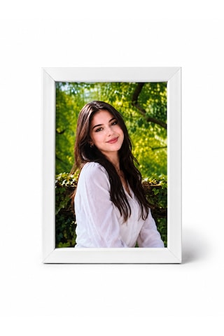 8 Adet Beyaz Çerçeveli Fotoğraf Baskılı Mıknatıslı Magnet 6,5 9,5 Cm
