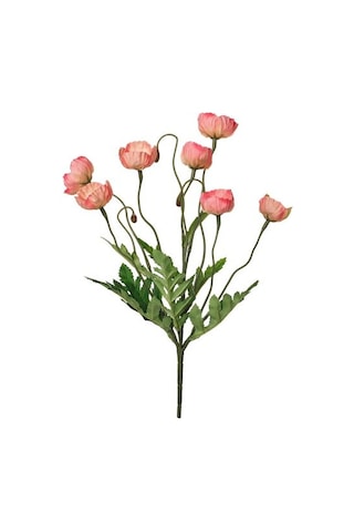 Ikea Smycka Yapay Buket, Turuncu, 36 Cm, İç-dış Mekan Gelincik