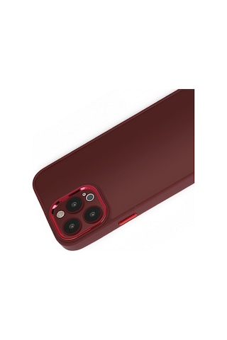 Apple Uyumlu iPhone 11 Pro Max Kılıf Freya Lazer Lens Kamera Çerçeveli Silikon Kapak