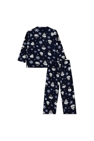 Civil Boys Kardan Adam Baskılı 2-5 Yaş Pijama Takımı - Lacivert