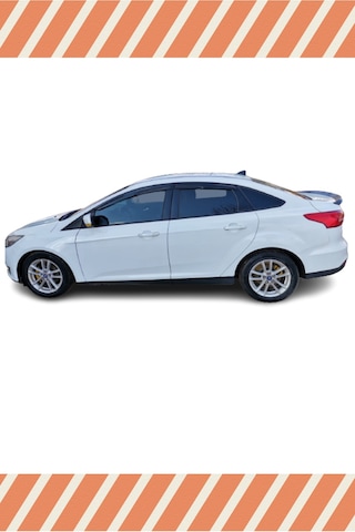 Ford Focus 3 Sedan 2011-2015 Modellerine Özel 4'lü Mügen Tip Cam Rüzgarlığı