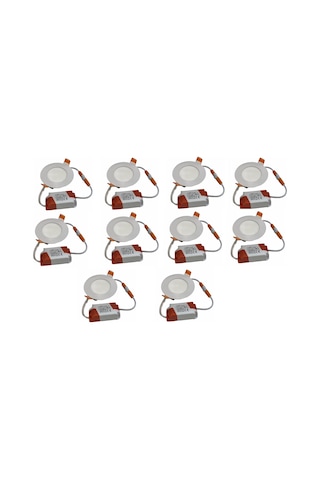 Cata Ct-5144 10 Adet 3w Slim Led Panel Alüminyum - Beyaz Işık