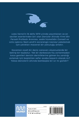 Denizler Altında Yirmi Bin Fersah - Jules Verne - Mundi