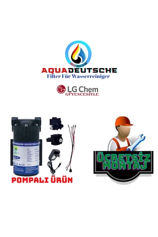 Pompalı Montaj Dahil 12 Litre 7 Filtre 14 Aşama Su Arıtma Cihazı