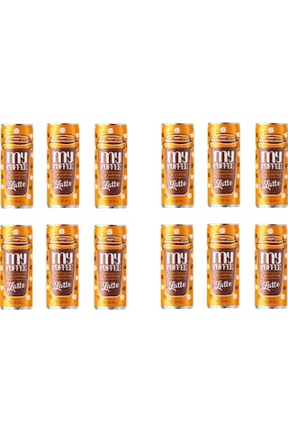 My Coffee Latte Kahveli Soğuk Kahve 250 Ml X 12 Adet Hazır