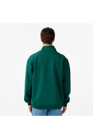 United4 Unıted4 Erkek Yeşil Half Zip Sweatshirt Ft-msd Yeşil