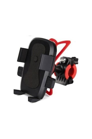 Lastik Destekli Standlı Bisiklet Telefon Tutucu Çok Renkli