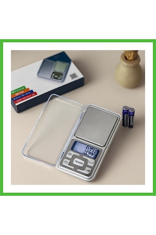 Vaveni Mini Hassas Terazi 300g/0.01g 6x12 Cm Şeffaf Kapaklı, Pilli Arz