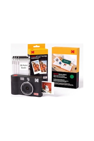 Kodak Mini Shot 2 Era Filmli Fotoğraf Makinesi + 30'lu Baskı Seti + Fotoğraf  Albümü
