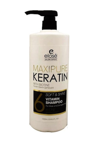 Elose Maxipure Keratin Biotin Şampuanı 1000 ML