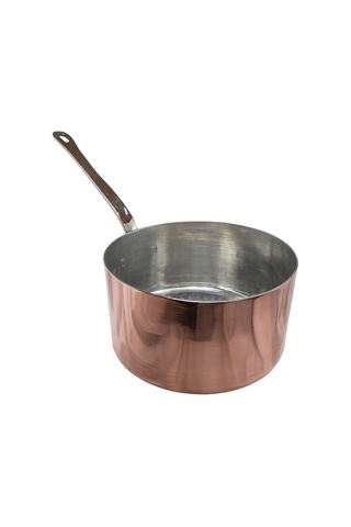 Cuvesta Şef Tipi Kalın 1.5mm Bakır Sütlük Sosluk Tava 25x9cm