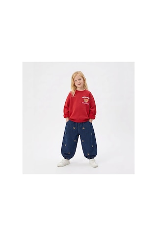 Poala Kids Biyeli Balloon Jeans Lacivert