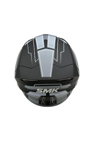 Smk MA261 Stellar Bolt Kapalı Kask Gri Mat Siyah