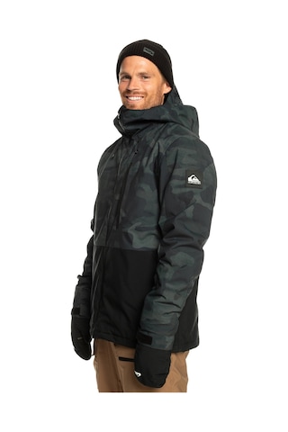 Quiksilver Mission Printed Block Erkek Snowboard Montu Haki