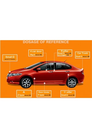 Oto Ses Yalıtım - Araç Ses Yalıtım 6mm Kauçuk Alev Almaz Bantlı