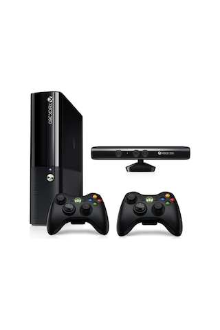 Xbox 360 E 500 GB 90 Oyun Yüklü Konsol + 2 Kol + Kinect Sensör + Jtag (İthalatçı Garantili)