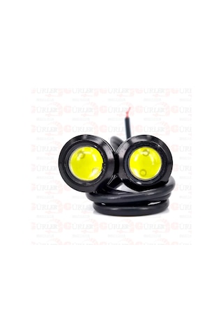 Kartal Göz Led Ayna Altı Led Lamba 2Adet Ortam Aydınlatma Beyaz 22Mm