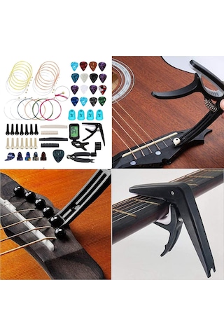 Homyl 66x Gitar Köprü Pimleri Dize Mandalları, Seçtikleri Tek 66 Adet