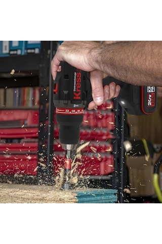 Kress KUC31.91 20V Kömürsüz Profesyonel Şarjlı Darbeli Matkap Akü Dahil Değildir