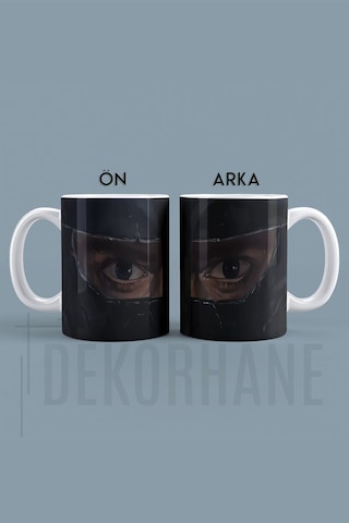 Şövalye Ve Prenses, Kalp Muhafızı, Dark Knight, Fantasy Hikaye Kupa Bardak Siyah