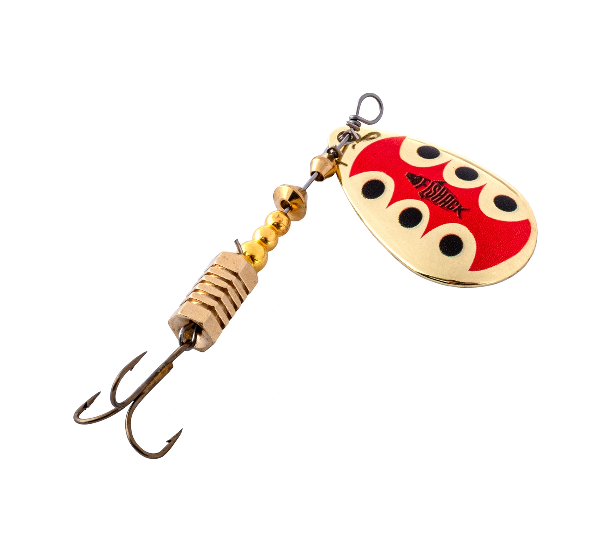 Savex Döner Kaşık - Fishack Glidex - Golden Ladybug - 7g - No:3 - Alabalık/turna/levrek Olta Kaşığı