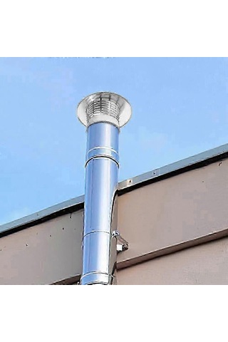 Paslanmaz Çelik Baca Kapağı Yağmur Başlığı Soba Boruları İçin Paslanmaz Çelik Izgara - İyi 75 Mm Diğer