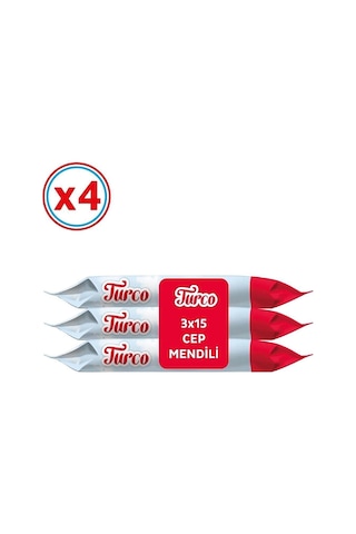 Baby Turco Islak Cep Mendili 12 X 15 Adet