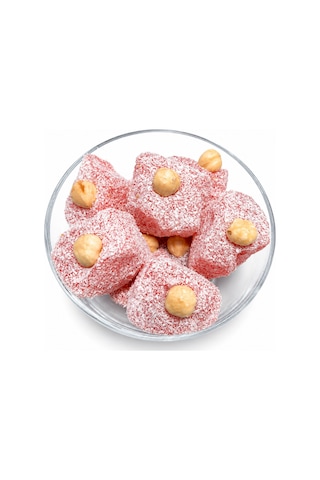 Lokum Fındıklı Çilekli - 250 Gr