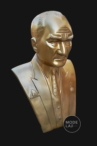 Atatürk Büstü 65 CM Fiber Glass Polyester
