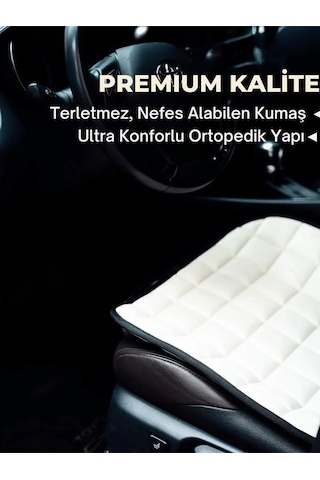 Honda Fc5 Koltuk Minder Ortopedik Cepli Araç Ve Kılıf Seti Tam Uyumlu,bej Renk,konforlu Tasarım
