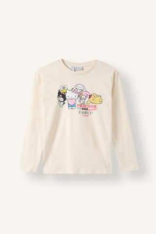 Defacto Hello Kitty And Friends Baskılı Uzun Kollu 2li Pijama Takımı Kız Çocuk I1876a826auer105 Ekru-er105